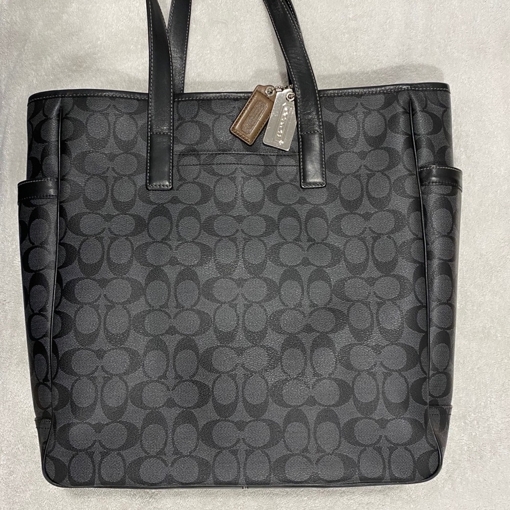 Men coach Mercer tote - coach logo